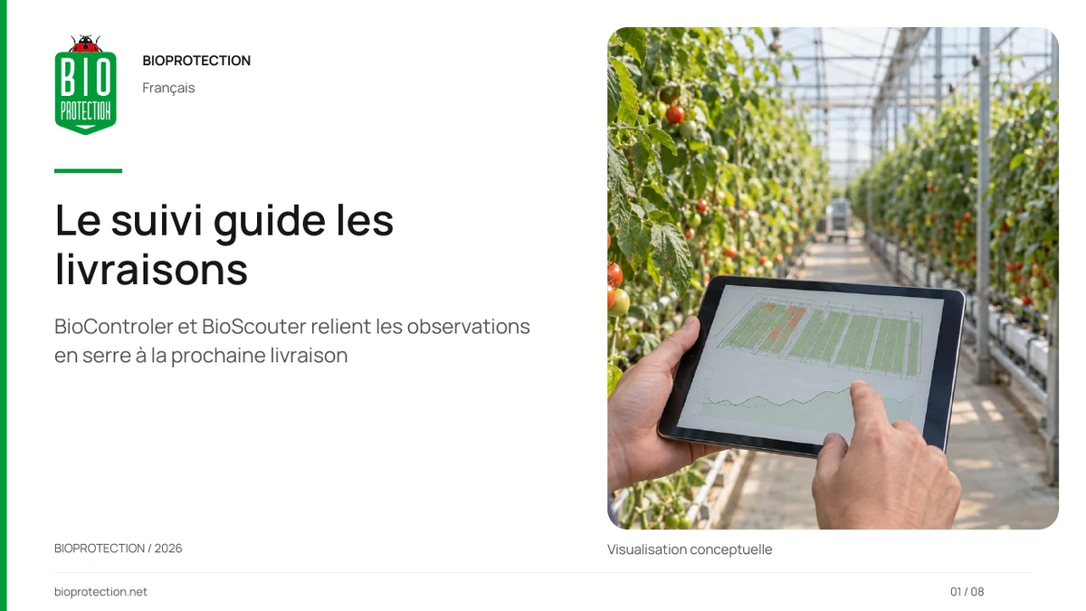 Un suivi qui guide les livraisons