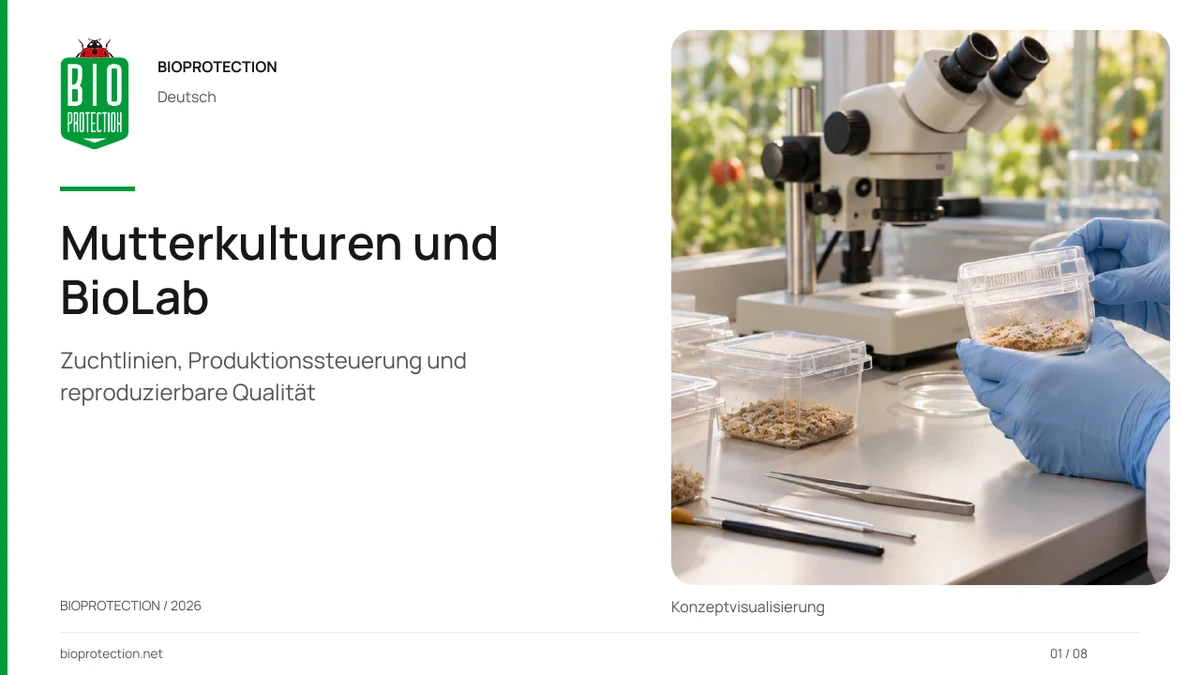 Mutterkulturen und BioLab