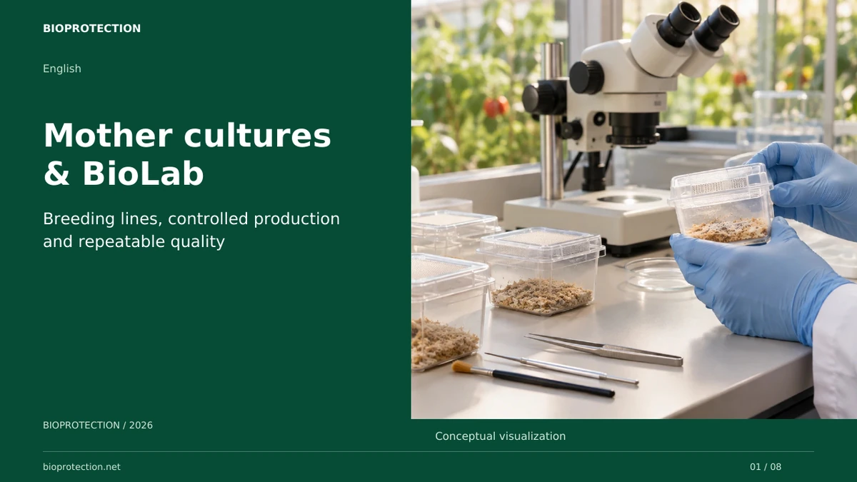 Mother cultures & BioLab
