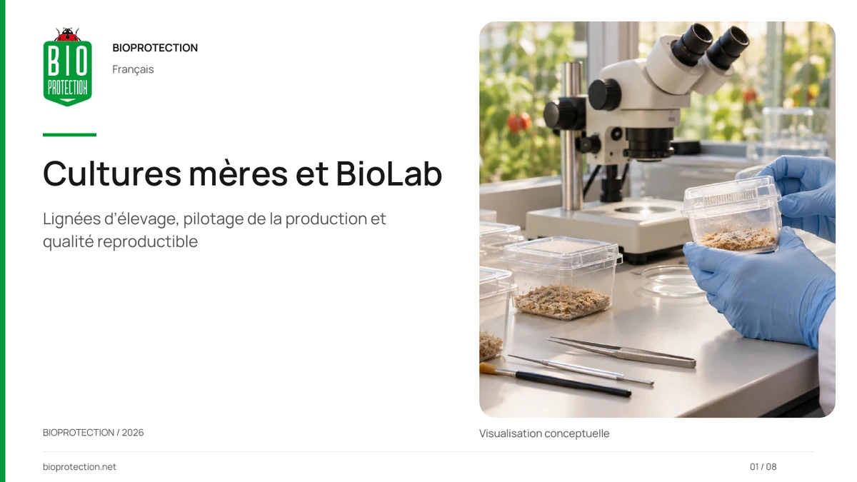 Cultures mères et BioLab